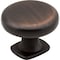 Jeffrey Alexander 1-3/8" Diameter Brushed Oil Rubbed Bronze Belcastel 1 Cabinet Knob MO6303DBAC - alternate 1